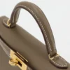 Hermes Mini Kelly II Etoupe Epsom Gold Hardware