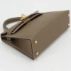 Hermes Mini Kelly II Etoupe Epsom Gold Hardware
