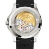 Patek Philippe Aquanaut 5167A-001 40.8mm, Stainless Steel, Black Embossed Dial, Black Tropical Strap, Stainless Steel Bezel.