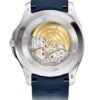Patek Philippe Aquanaut 5168G-001 42.2mm, White Gold, Blue-Black Gradated Embossed Dial, Midnight Blue Tropical Strap, White Gold Bezel.
