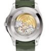 Patek Philippe Aquanaut 5168G-010 42.2mm, White Gold, Khaki Green Embossed Dial, Khaki Green Tropical Strap, White Gold Bezel.