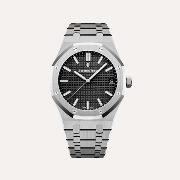 Audemars Piguet Royal Oak Selfwinding 41mm, Stainless Steel, Black "Grande Tapisserie" Dial