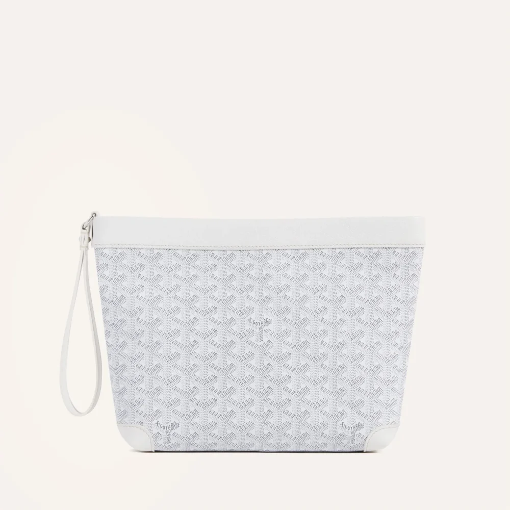 Goyard Conti Pouch White