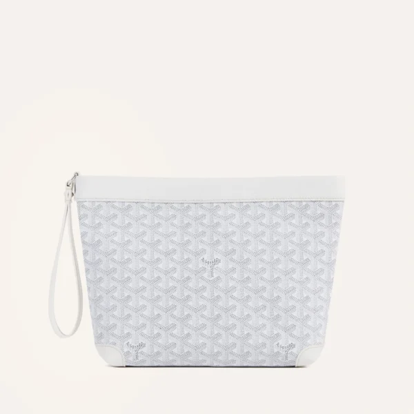 Goyard Conti Pouch White