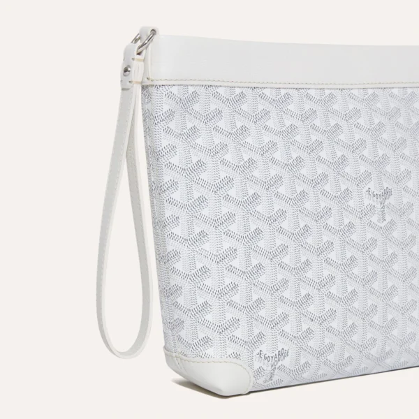 Goyard Conti Pouch White