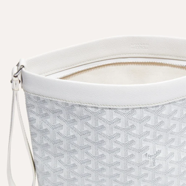 Goyard Conti Pouch White