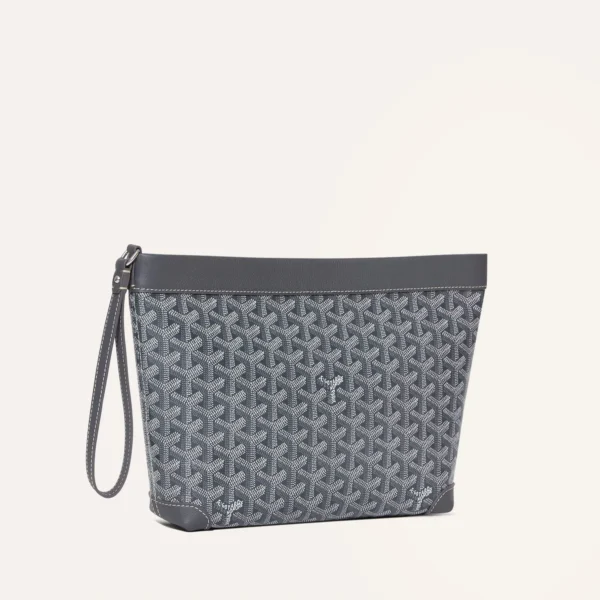 Goyard Conti Pouch Sky Grey