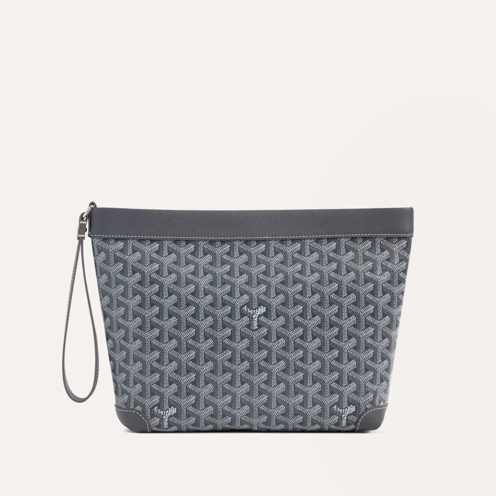 Goyard Conti Pouch Sky Grey