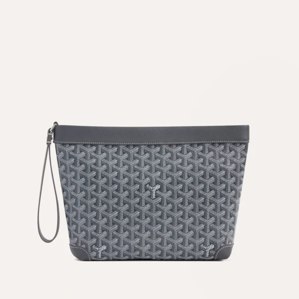 Goyard Conti Pouch Sky Grey