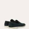 Loro Piana Summer Walk Loafer Dark Green