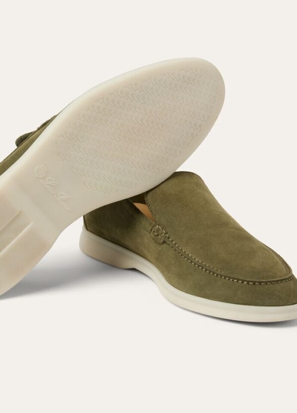 Loro Piana Summer Walk Loafer Dark Murano Green