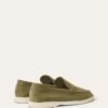 Loro Piana Summer Walk Loafer Dark Murano Green