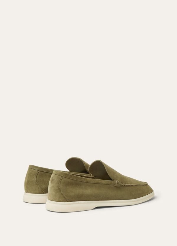 Loro Piana Summer Walk Loafer Dark Murano Green