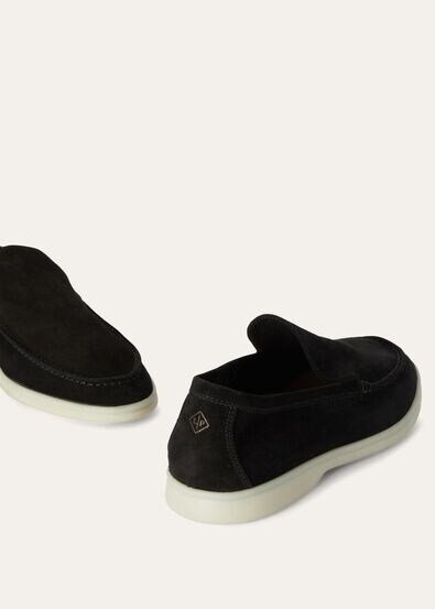 Loro Piana Summer Walk Loafer Black