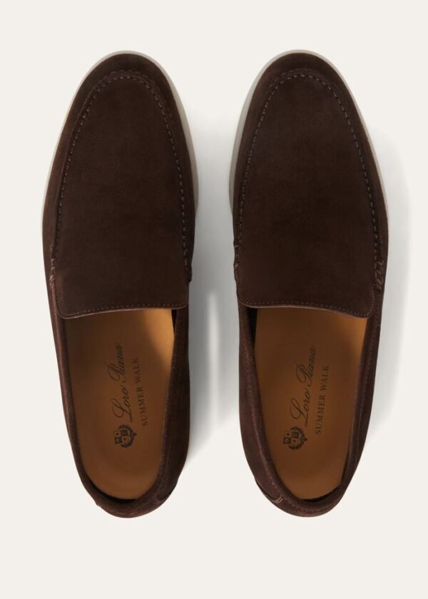 Loro Piana Summer Walk Loafer Chocolate