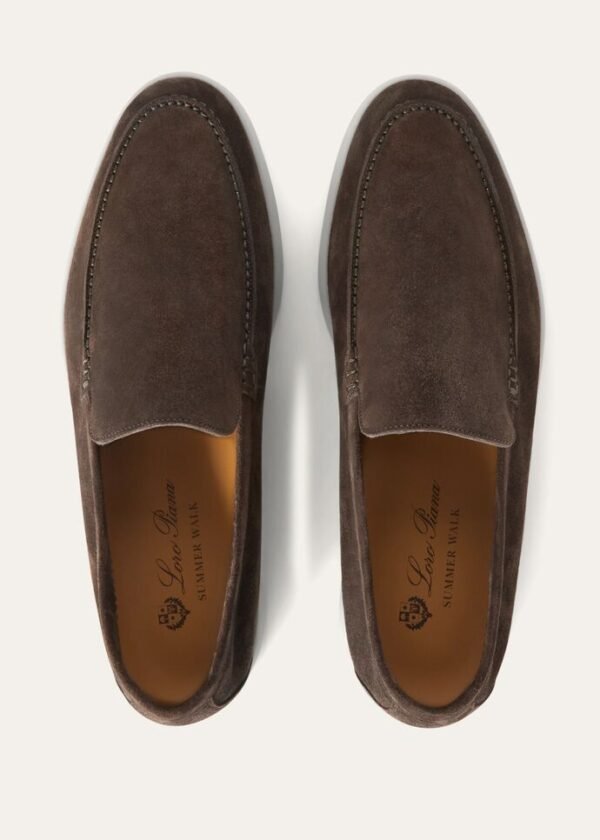 Loro Piana Summer Walk Loafer Warm Grey