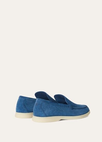 Loro Piana Summer Walk Loafer Cobalt Ink