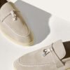 Loro Piana Summer Charms Walk Loafer Powder Pearl