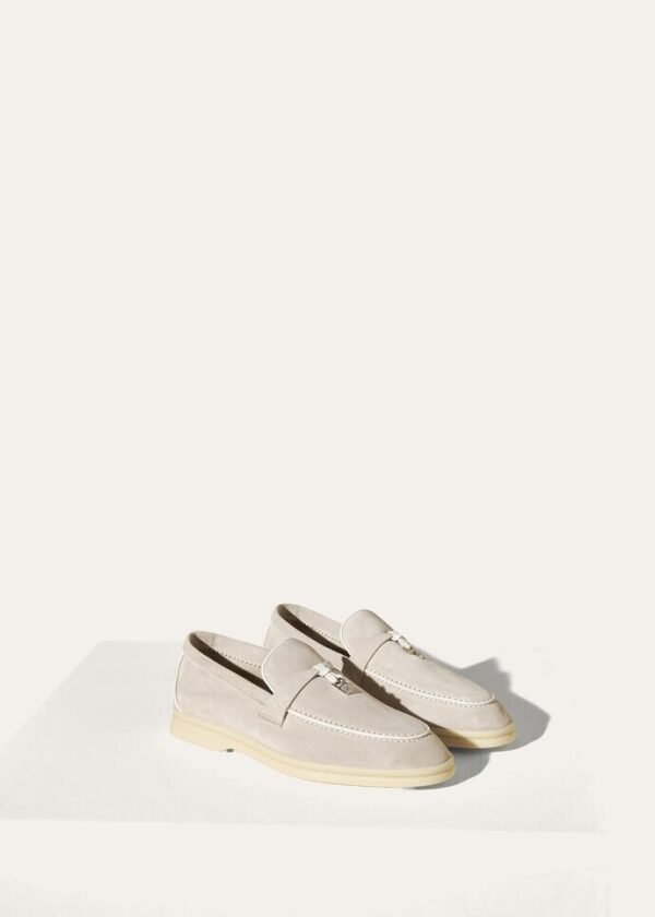 Loro Piana Summer Charms Walk Loafer Powder Pearl