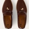 Loro Piana Summer Charms Walk Loafer Chocolate