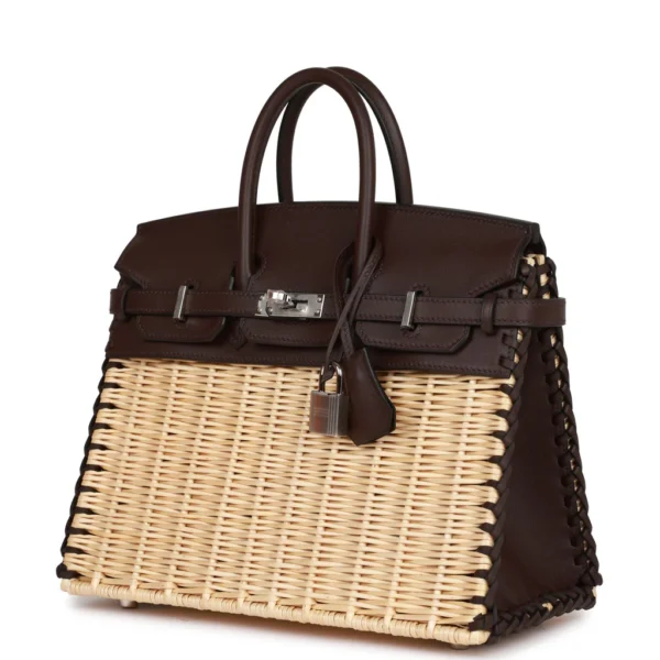Hermes Picnic Birkin 25 Rouge Sellier Palladium Hardware