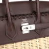 Hermes Picnic Birkin 25 Rouge Sellier Palladium Hardware