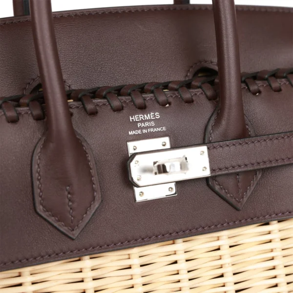 Hermes Picnic Birkin 25 Rouge Sellier Palladium Hardware