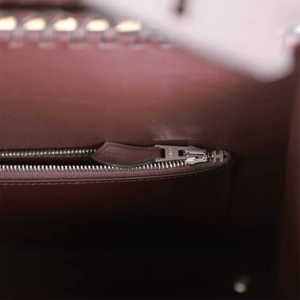 Hermes Picnic Birkin 25 Rouge Sellier Palladium Hardware