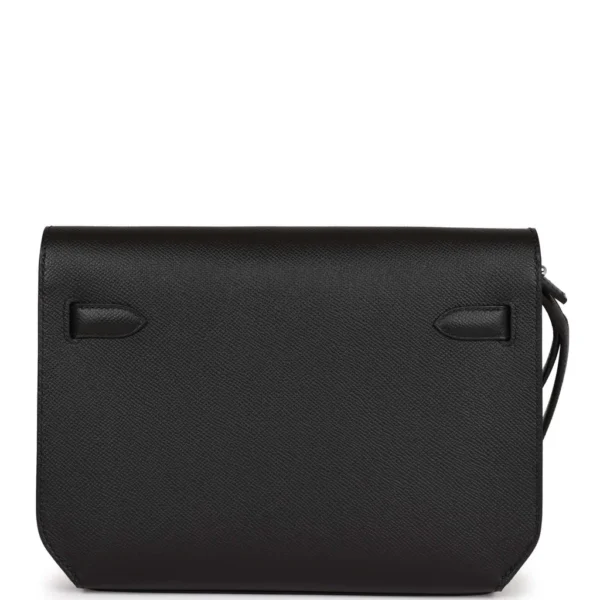 Hermes Kelly Depeche 25 Togo Black Palladium Hardware
