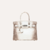 Hermes Birkin 30 Himalaya Matte Niloticus Crocodile  Palladium Hardware