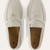 Loro Piana Summer Charms Walk Loafer Powder Pearl