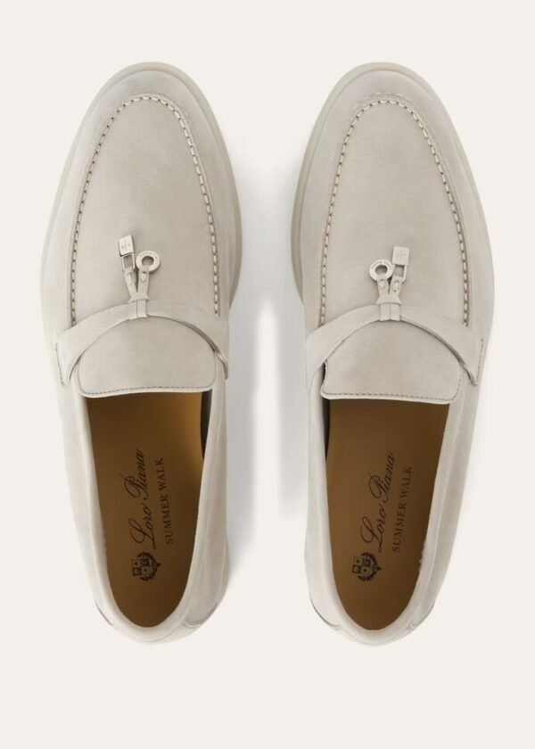 Loro Piana Summer Charms Walk Loafer Powder Pearl