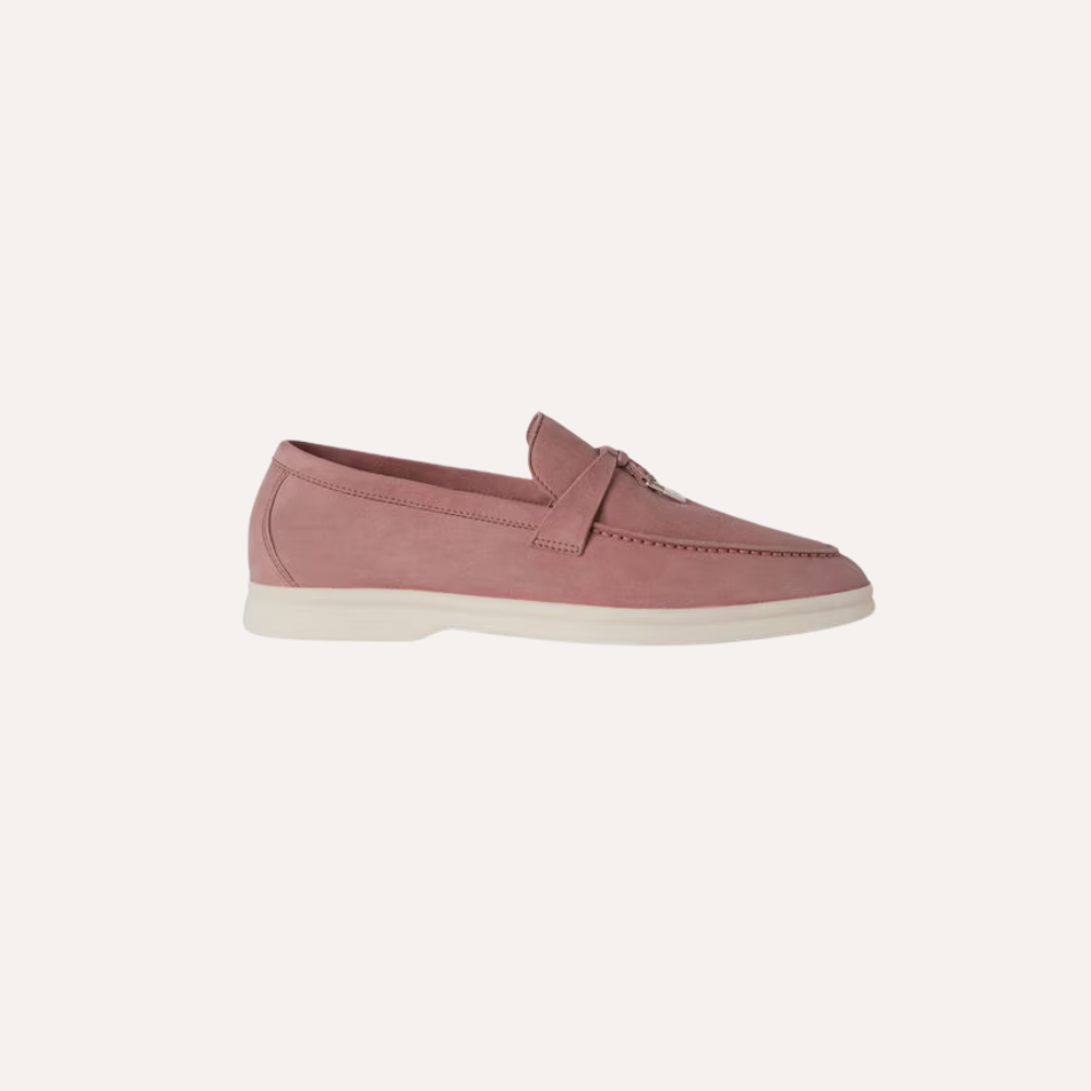 Loro Piana Summer Charms Walk Loafer Flowering Cherry