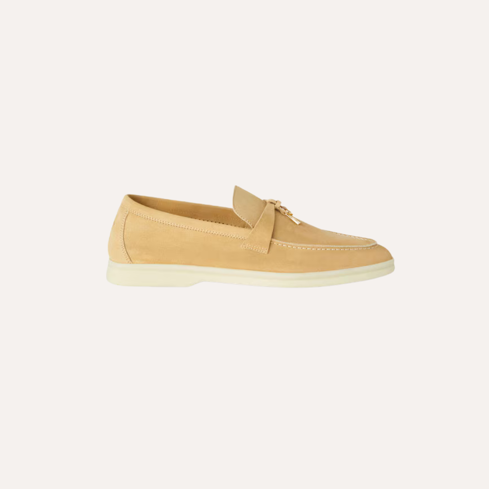 Loro Piana Summer Charms Walk Loafer Hinoki Wood