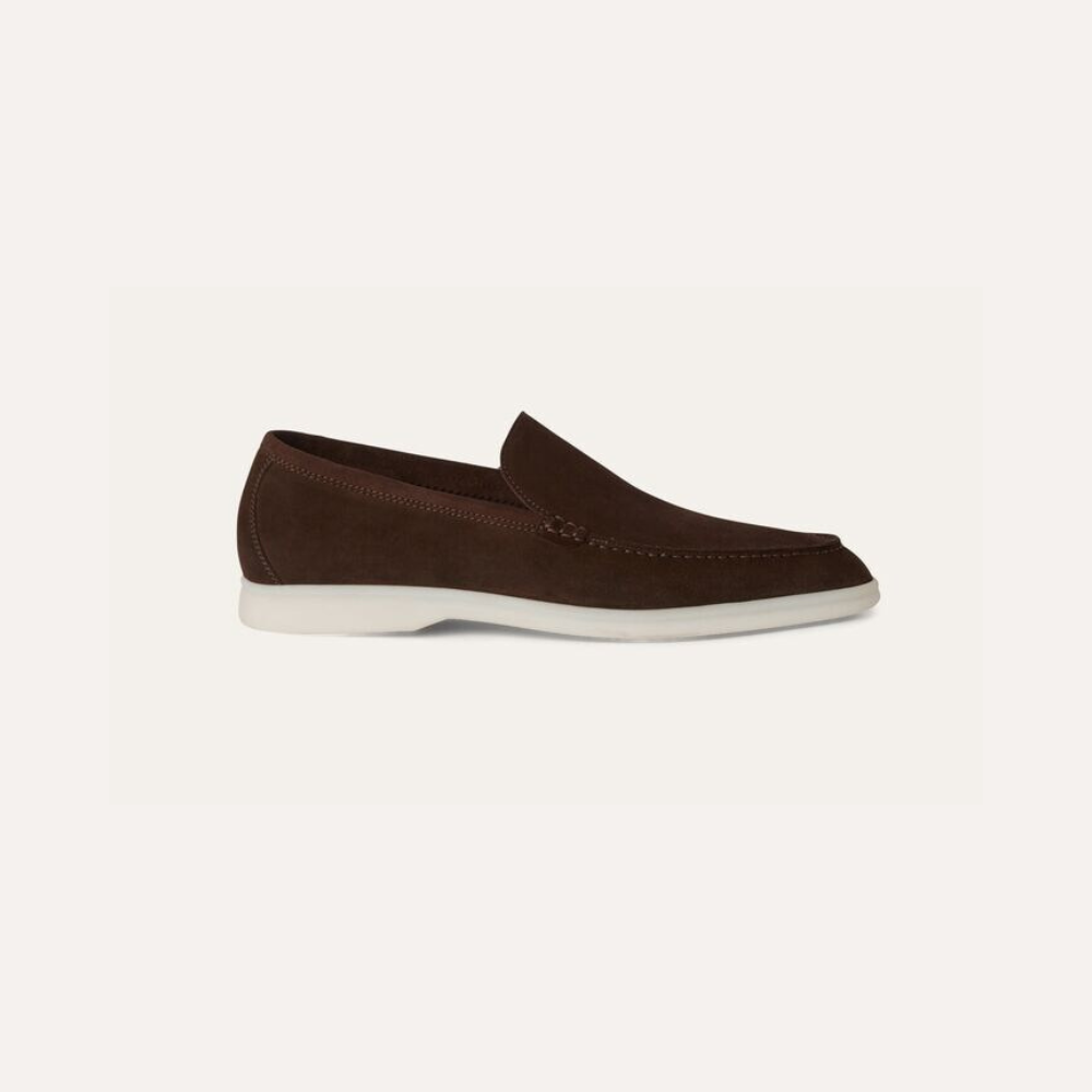 Loro Piana Summer Walk Loafer Chocolate