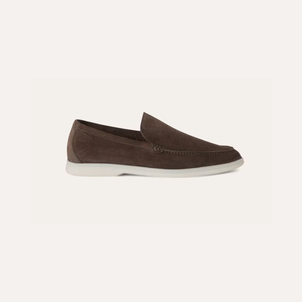 Loro Piana Summer Walk Loafer Warm Grey