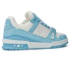 Louis Vuitton Trainer Low White Sky Blue