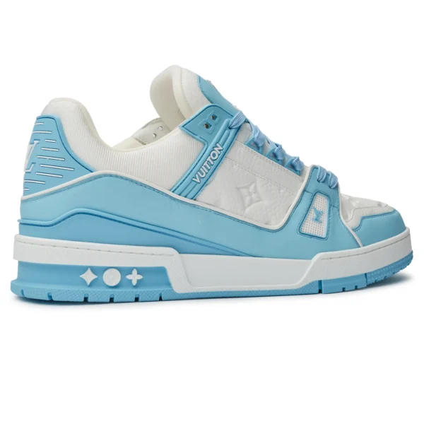 Louis Vuitton Trainer Low White Sky Blue