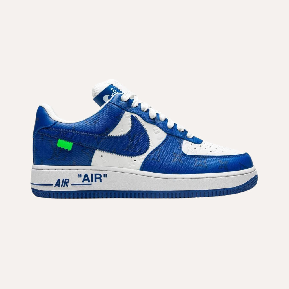 Louis Vuitton Nike Air Force 1 Low By Virgil Abloh White Royal