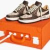 Louis Vuitton Monogram x Nike Air Force 1 Low Brown Damier Azur