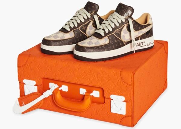 Louis Vuitton Monogram x Nike Air Force 1 Low Brown Damier Azur