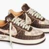 Louis Vuitton Monogram x Nike Air Force 1 Low Brown Damier Azur