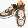 Louis Vuitton Monogram x Nike Air Force 1 Low Brown Damier Azur