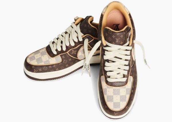 Louis Vuitton Monogram x Nike Air Force 1 Low Brown Damier Azur