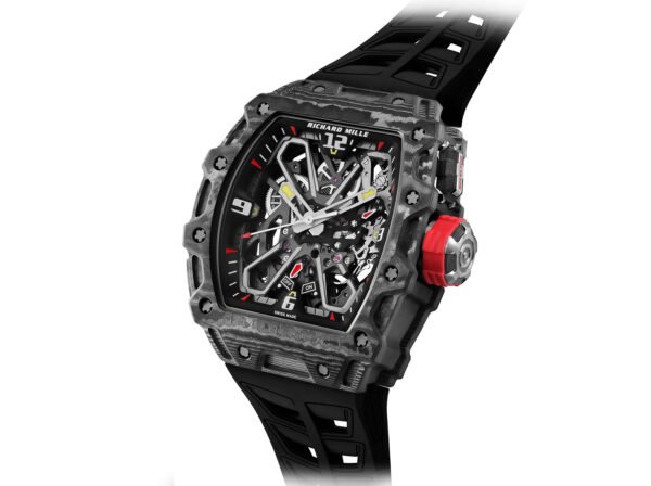 Richard Mille RM 35-03, Black Carbon TPT, 'Rafael Nadal', Skeleton Dial, 50 mm.