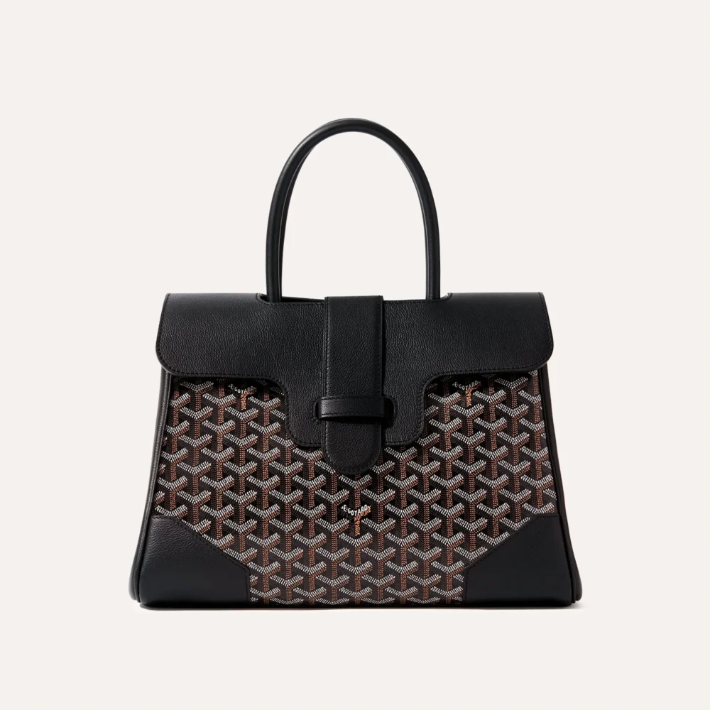 Goyard Saigon Tote Bag Black