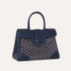 Goyard Saigon Tote Bag Navy Blue