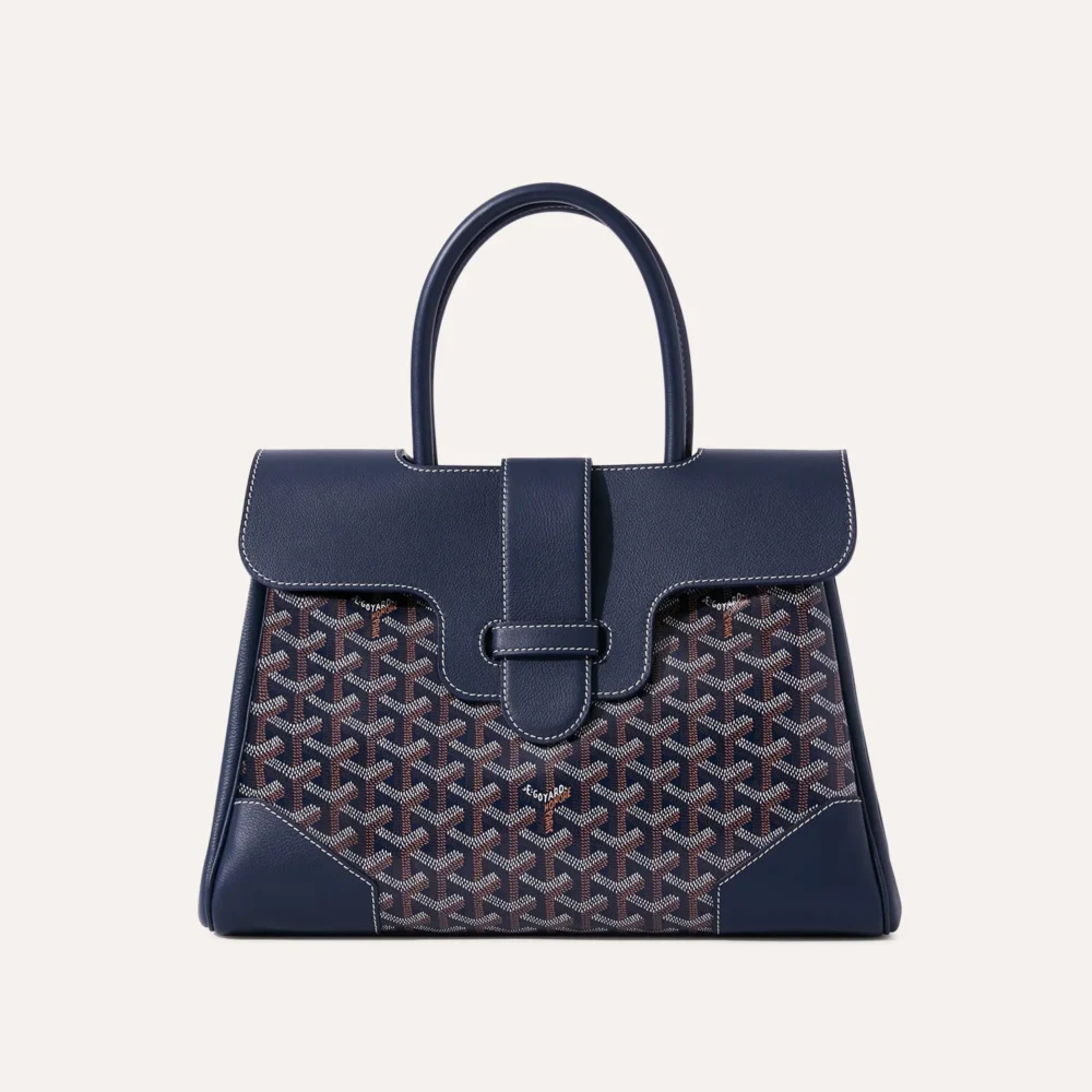 Goyard Saigon Tote Bag Navy Blue