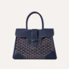 Goyard Saigon Tote Bag Navy Blue