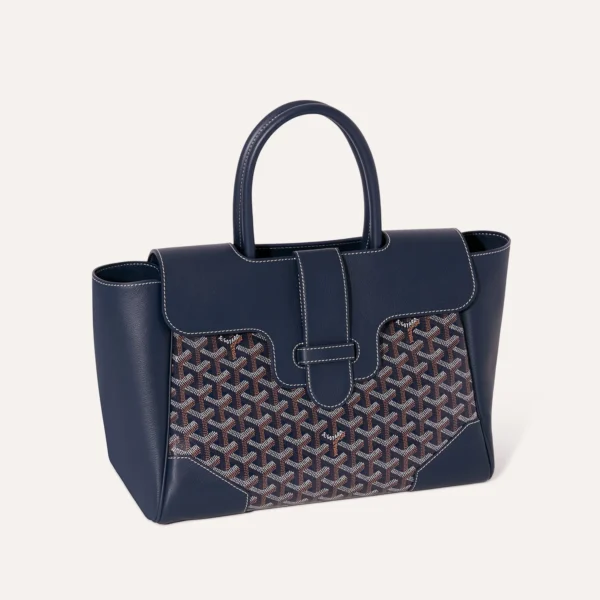 Goyard Saigon Tote Bag Navy Blue
